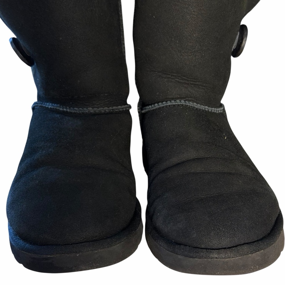 UGG Classic Short Bailey Button Black Winter Boots - image 8